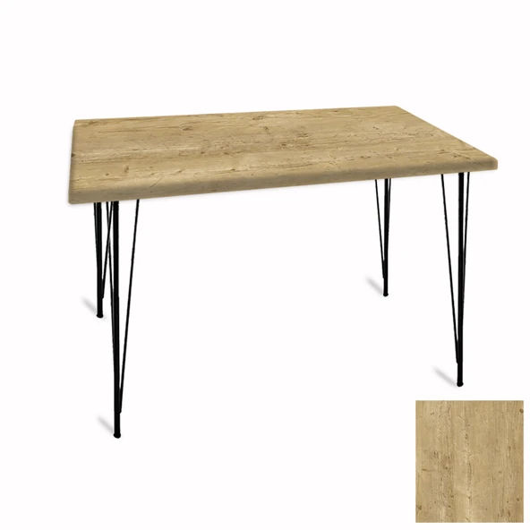 Premıum Mutfak Masası 70x120 ESB (Werzalit, Wermodin ve Allzalit Tabla) - Avalone Pine ürün görseli 1