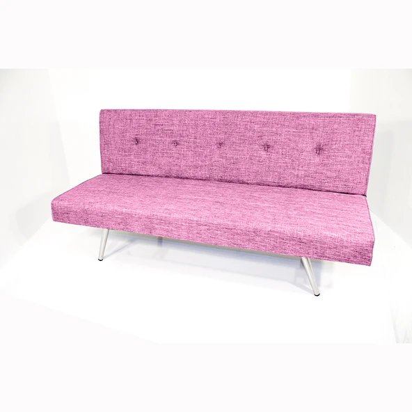 Best 3lü Ofis Koltuğu Yataklı - Pembe ürün görseli 1