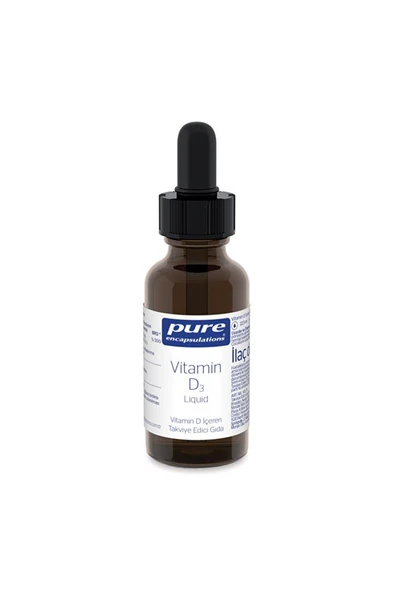 Pure Encapsulations Vitamin D3 Liquid 22.5 Ml - SKT:02/2026 ürün görseli 1