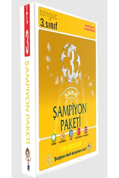 3. Sınıf Şampiyon Paketi / Kolektif / Tonguç Akademi / 8683781816965 ürün görseli 1