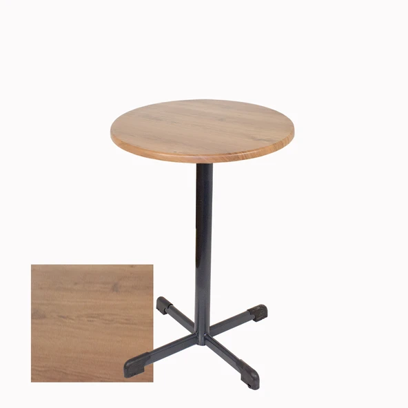 Bistro Masa Halley - (Werzalit, Wermodin ve Allzalit Tabla 60 cm çap) - Novagento ürün görseli 1