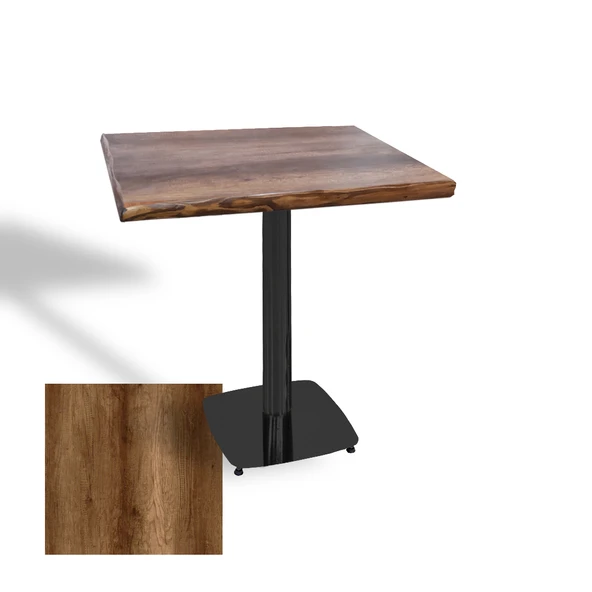 Tokyo Masif Kenar Laminat Kare Masa 70x70 (ESB) -  Barok ürün görseli 1