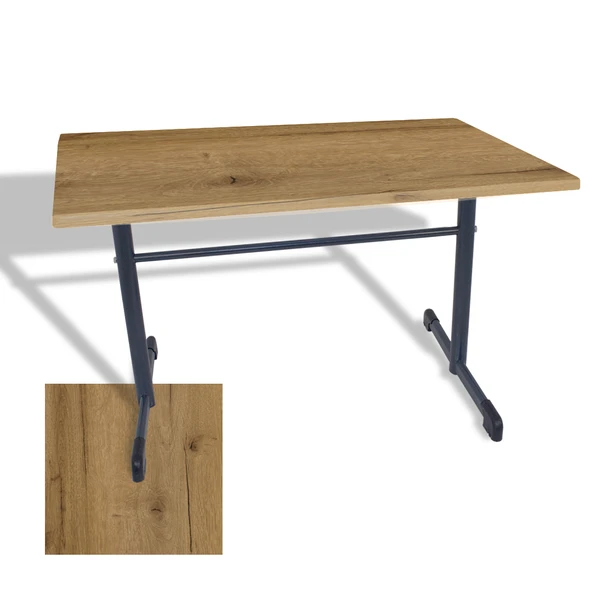 Halley Mutfak Masası 80x140 ESB (Werzalit, Wermodin ve Allzalit Tabla) - Canyon Palace Oak ürün görseli 1