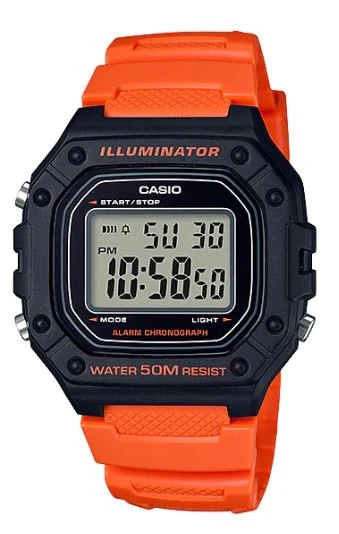 CASIO W-218H-4B2VDF ERKEK KOL SAATİ ürün görseli 1