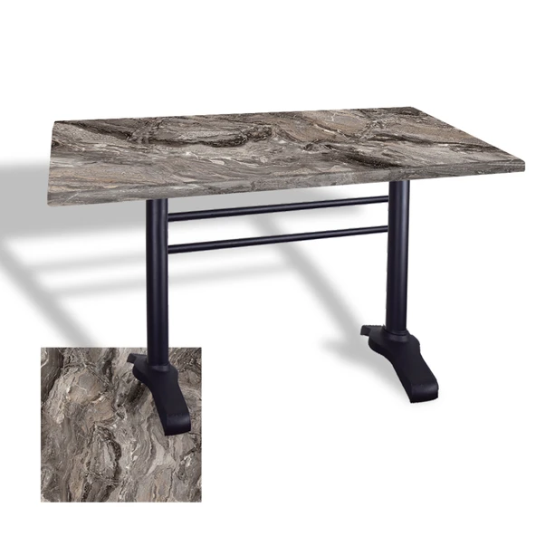 Çipa 3010 Döküm Ayak Masa 80x120 cm - (Werzalit, Wermodin ve Allzalit Tabla) - Sydney ürün görseli 1