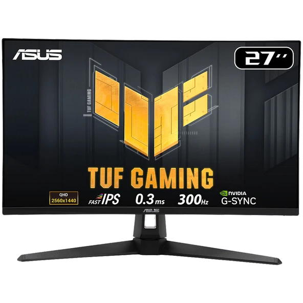 ASUSTUFGAMING VG27AQM5A 27" 300Hz 0.3ms HDMIDPELMB AdaptiveSync QHDFast IPS Gaming Monitör VG27AQM5A ürün görseli 1
