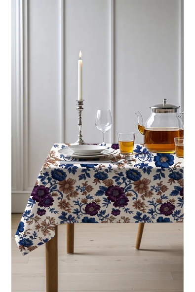 Medi Home Exclusive Series Soft Kadife Dokulu Dertsiz Masa Örtüsü ürün görseli 1