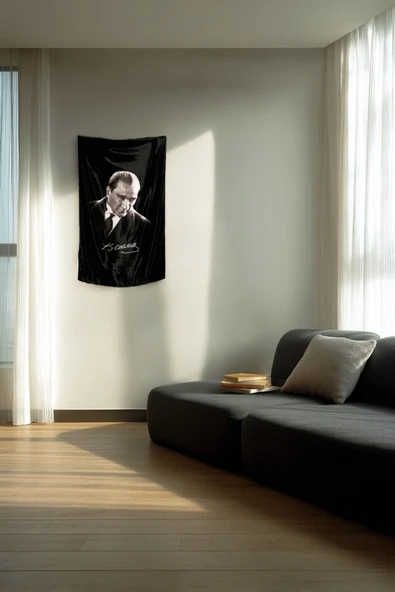 Medi Home Mustafa Kemal Atatürk Duvar Halısı Duvar Örtüsü ürün görseli 1