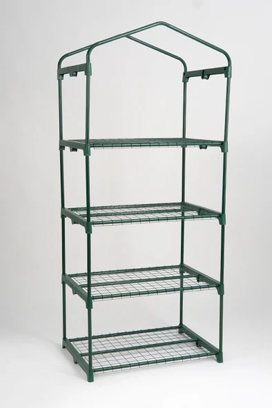 Katlanabilir 4 Katlı Mini Balkon Bahçe Serası - Resim 2