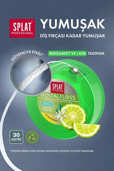 Splat Bergamot ve Limon Diş İpi 30 m ürün görseli 1