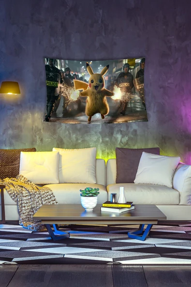 Medi Home PIKACHU DUVAR HALISI ürün görseli 1