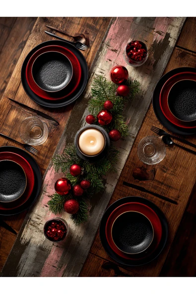 Medi Home Yılbaşı Coastal Mist Soyut Fırça Desenli Runner – Bej & Mavi Tonları - Resim 5