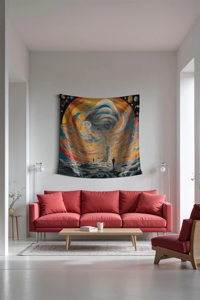 Medi Home Cloud Duvar Halısı Duvar Örtüsü ürün görseli 1