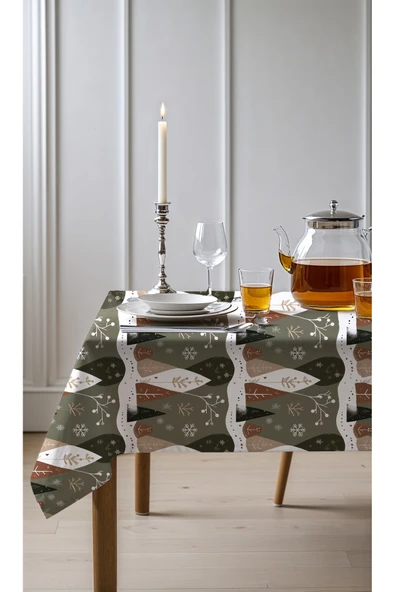 Medi Home Exclusive Series Shıne Kadife Dokulu Dertsiz Masa Örtüsü ürün görseli 1