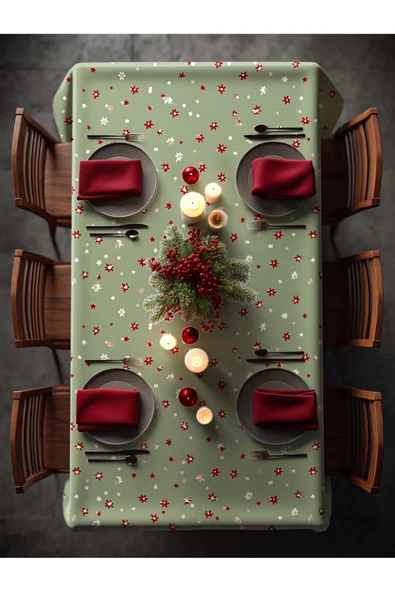 Medi Home Yılbaşı Kış Işıltısı Masa Örtüsü ürün görseli 1