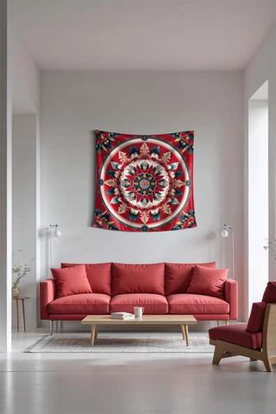 Medi Home UNIVERSE MANDALA DUVAR HALISI DUVAR ÖRTÜSÜ TAPESTRY ürün görseli 1