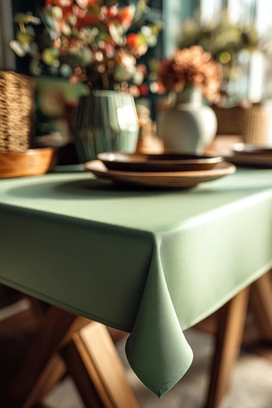 Medi Home Casual Series Dertsiz Leke Tutmaz Masa Örtüsü - Resim 6