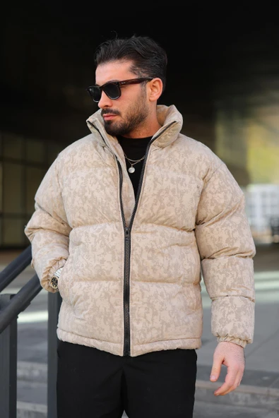 ERKEK DESENLİ ŞİŞME MONT - Resim 3