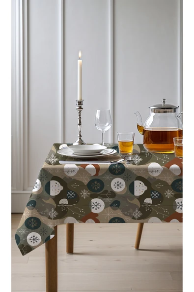 Medi Home Exclusive Series Velvıa Kadife Dokulu Dertsiz Masa Örtüsü ürün görseli 1