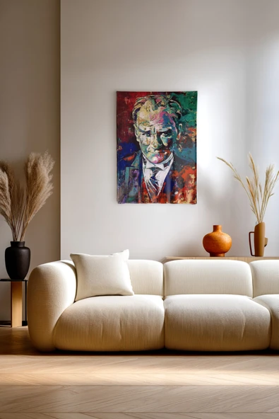 Medi Home Mustafa Kemal Atatürk Duvar Halısı Duvar Örtüsü - Resim 3