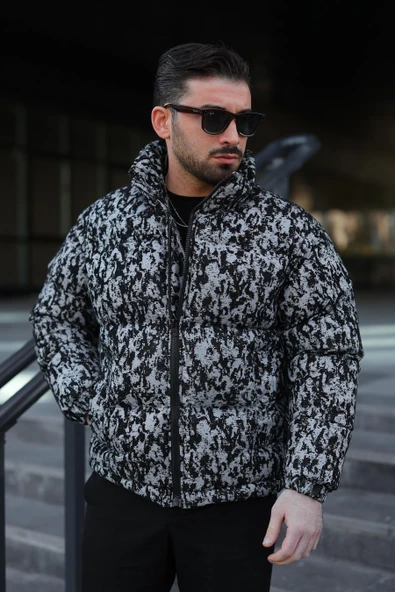 ERKEK DESENLİ ŞİŞME MONT - Resim 7