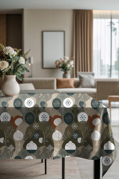 Medi Home Exclusive Series Velvıa Kadife Dokulu Dertsiz Masa Örtüsü - Resim 2