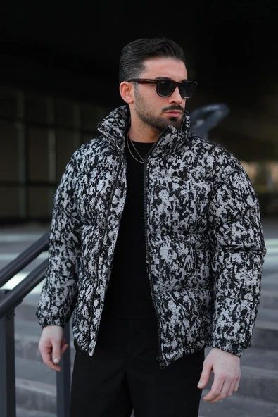 ERKEK DESENLİ ŞİŞME MONT - Resim 5