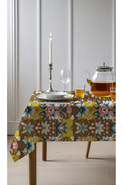 Medi Home Exclusive Series Zenıth Kadife Dokulu Dertsiz Masa Örtüsü ürün görseli 1