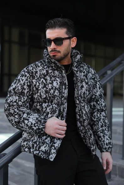 ERKEK DESENLİ ŞİŞME MONT - Resim 6