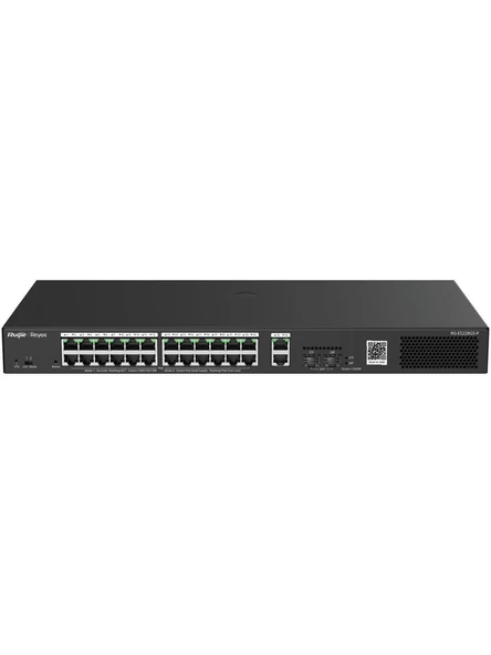 Ruijie Reyee RG-ES228GS-P 24 Port Poe 2 Port Uplink 2 Port SFP Full Gigabit Yönetilebilir 370W PoE Switch - Resim 2