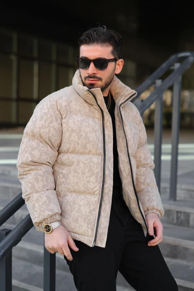 ERKEK DESENLİ ŞİŞME MONT - Resim 2