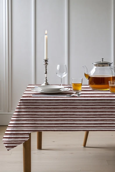 Medi Home Casual Series Dertsiz Leke Tutmaz Masa Örtüsü - Resim 9