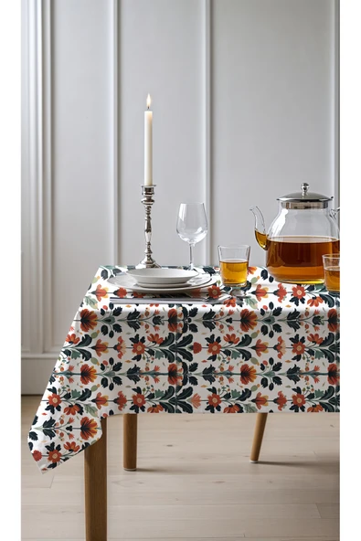 Medi Home Exclusive Series Florıda Kadife Dokulu Dertsiz Masa Örtüsü ürün görseli 1