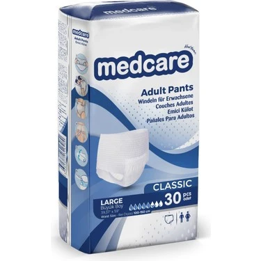 Medcare Emici Külot Large 30'lu ürün görseli 1