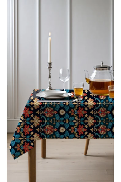 Medi Home Exclusive Series Havenly Kadife Dokulu Dertsiz Masa Örtüsü ürün görseli 1