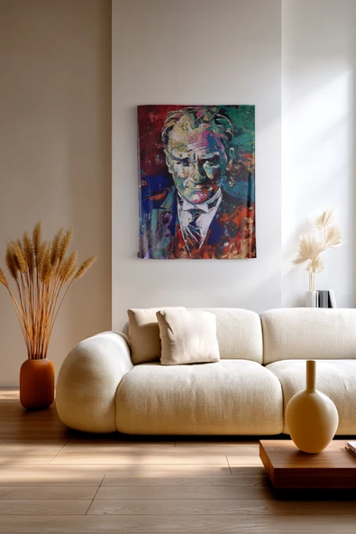 Medi Home Mustafa Kemal Atatürk Duvar Halısı Duvar Örtüsü ürün görseli 1