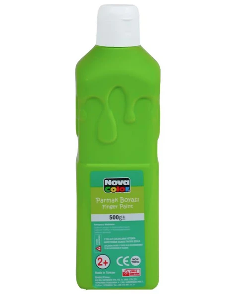 Nova Color Parmak Boyası 500 Gr Açık Yeşil ürün görseli 1