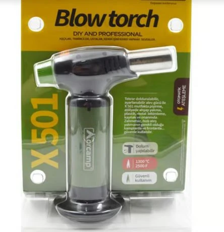 Orcamp X-501 Çakmak Gazı Doldurulabilir Torch Pürmüz ürün görseli 1