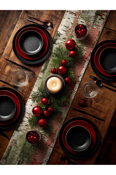 Medi Home Yılbaşı Coastal Mist Soyut Fırça Desenli Runner – Bej & Mavi Tonları - Resim 10