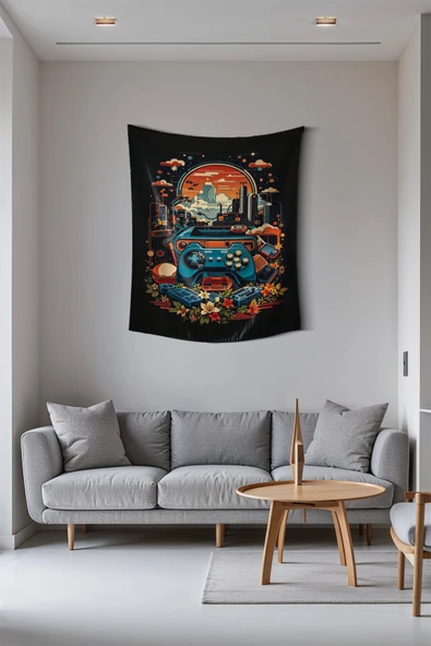 Medi Home Joystick Duvar Halısı Duvar Örtüsü ürün görseli 1