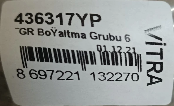 VİTRA GÖMME REZERVUAR BOŞALTMA GÖVDESİ YUVARLAK YATAKLI 436317YP - Resim 4