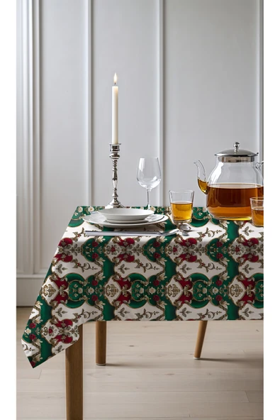 Medi Home Exclusive Series Lux.kadife Dokulu Dertsiz Masa Örtüsü ürün görseli 1