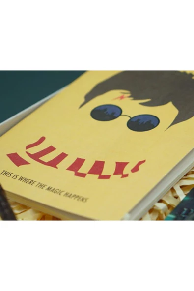 Dörtel Tedarik Harry Potter Temalı Çizgisiz Defter Zamansız Ajanda - Resim 3