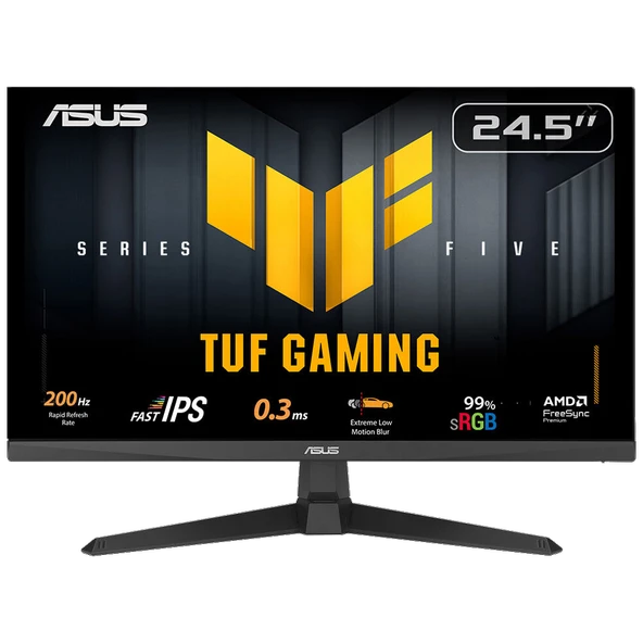 ASUS TUF GAMING VG259Q5A 24.5 inc  200Hz 0.3ms HDM ürün görseli 1