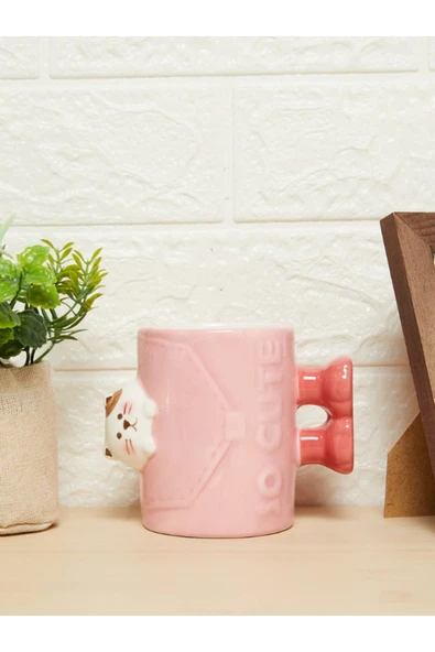 Tohana 3D Ayı Figürlü Seramik Kupa 438 ML ürün görseli 1