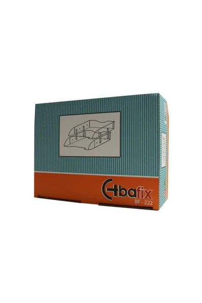 Bafix Evrak Rafı Hareketli Plastik 2 Lİ Şeffaf BFX 222 ürün görseli 1