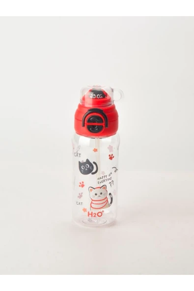 Tohana H2o Sevimli Desenli Polikarbon Matara 650 ML ürün görseli 1