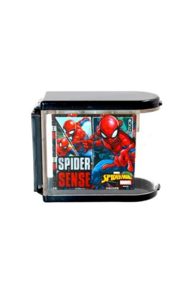 Otto Kalemtıraş Örümcek Adam Hazneli 3 Bıçaklı Siyah 44682 ürün görseli 1