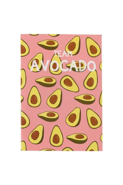 Dörtel Tedarik Team Avocado Temalı Çizgisiz Defter - Resim 2
