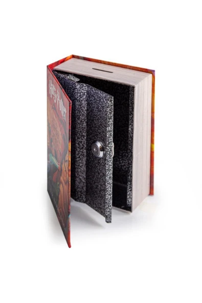 GiFi Kitap Görünümlü Kilitlenebilir Gizli Kasa Harry Potter Chamber of Secrets Sırlar Odası Lisanslı - Resim 4